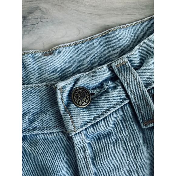 Vintage 90s Levi's 539 Light Wash Distressed Size 31 x 32 Waist 30" High Rise - Picture 6 of 15